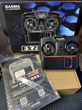 Sanwa EXZES Z3 Knüppelsender FH5 FH5U 2,4GHZ Fernbedienung Neuwertig Mit OVP