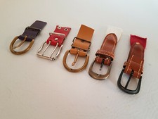 5 Metall Schnallen für Taschen Gürtel 