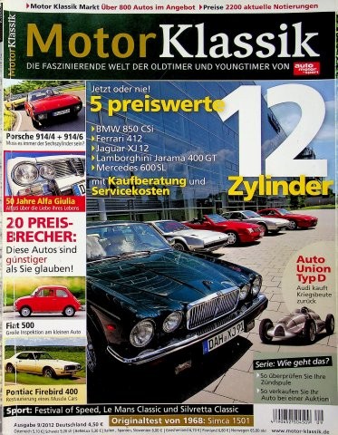 Motor klassik 2012 vw - motor, 09/2012