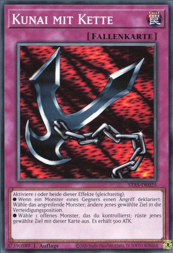 Yugioh kunai mit kette - yugioh,