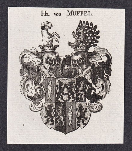 Muffel wappen coat arms - muffel, of