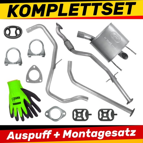 Auspuff schalldämpferset für - auspuff,