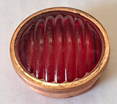 Glas kupferring für - +,