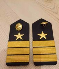 Original Schulterklappen Marine Kapitän