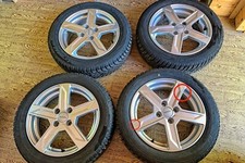 4 Toyota-Alufelgen mit Winterreifen für Toyota Aygo   165/60R15  77T