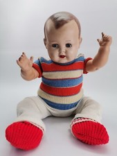 Jungen Puppe SuR 1357/7 30er/40er Jahre antik Germany 60cm Glasaugen |-zähne