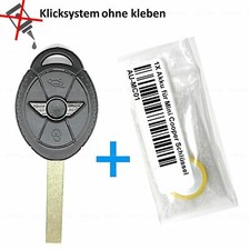 Auto Schlüssel 3Tasten Gehäuse Akku Funk für Mini Cooper R52 R56 R50 R53 Akku