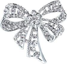 Elegante Brosche Strasssteine Kristalle DIY Hochzeitsaccessoires