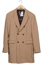 ZARA Mantel Herren Winter Parka Winterjacke Gr. L Beige #9ppc8w6