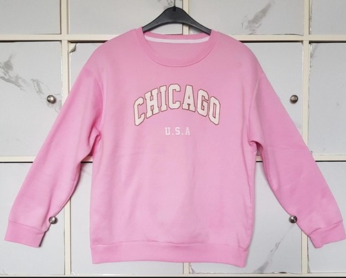 Schönes sweatshirt neon rosa - sweatshirt,