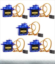 5x SG90 9g Micro Servo Motor