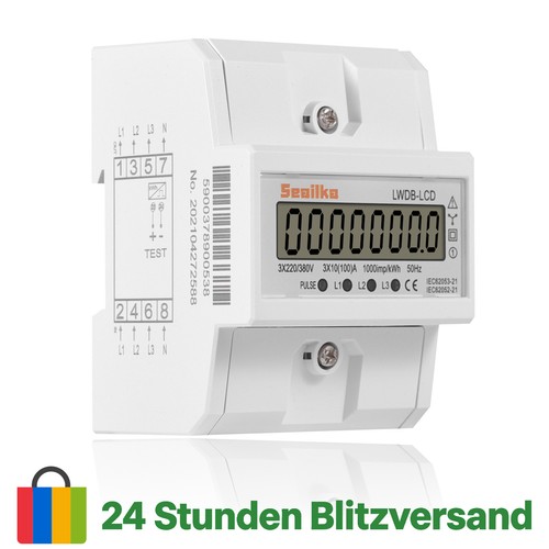 Lcd drehstromzähler - lcd,