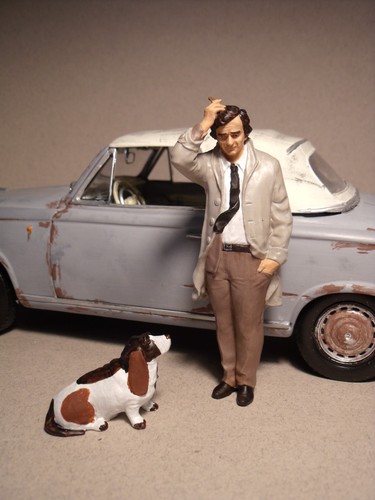 Figur columbo mit hund - ,