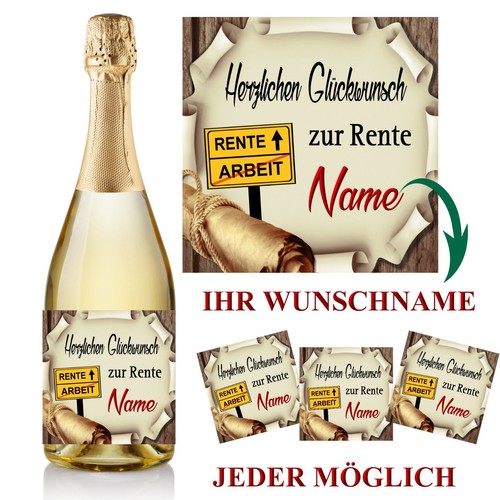 Aufkleber flaschenetikett - 1,