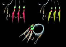 DEGA Norwegen-Paternoster mit echter Fischhaut Gr. 2/0-12/0 Dorschvorfach Dorsch