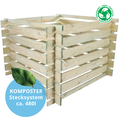 Komposter aus holz 480l - komposter,