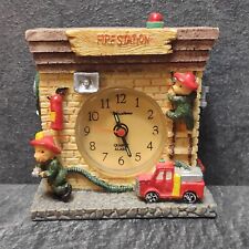 Firestation Bären Uhr Tischuhr Feuerwehr Bären Teddys