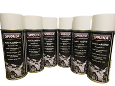 6 Spraydosen weiß GLANZ