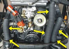 VW Käfer Heizungsschlauch