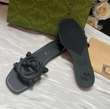 Gucci Sandalen Mit GG Logo, 37