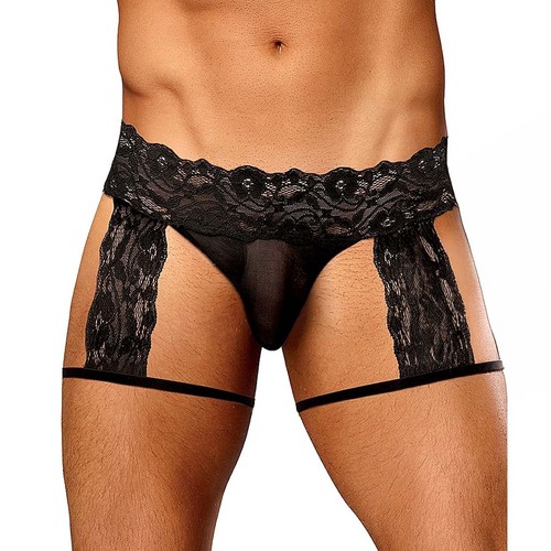 String herren spitze schwarz - spitze,