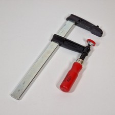 Bessey TGRC25B8 Temperguss-Schraubzwinge mit Holzgriff 250/80 Schraubklemme