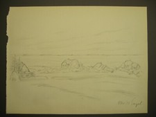 OTTO HEINRICH ENGEL Zeichnung