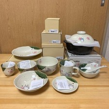 Studio Ghibli Totoro Sakura Muster Minoh-yaki Geschirrset - komplett 10-teilig
