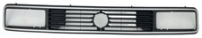 Frontgrill schwarz grau - grau, silber