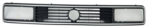Frontgrill schwarz grau - schwarz, silber
