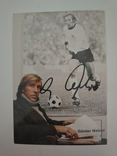 Günter netzer autogrammkarte - netzer,