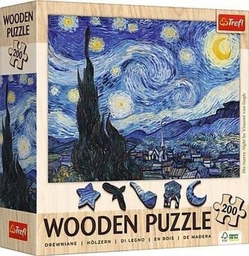 Trefl holzpuzzle 200 teile - trefl,