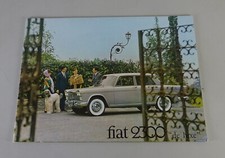 Prospekt / Broschüre Fiat 2300 de luxe