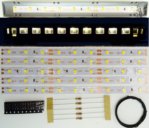 Stück 150mm led waggon - 150mm,