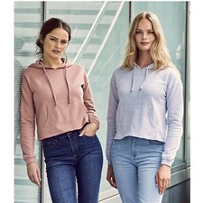 Damen Cropped Hoodie
