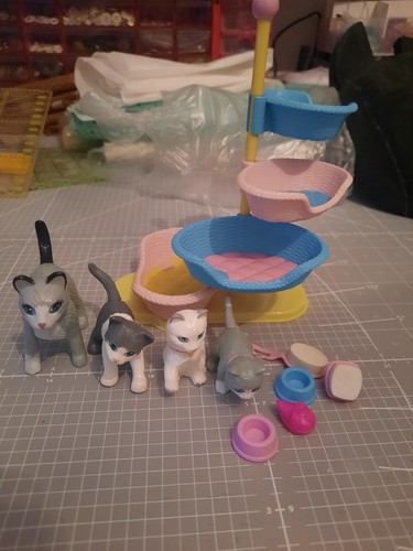 Barbie katzenfamilie mit - barbie,