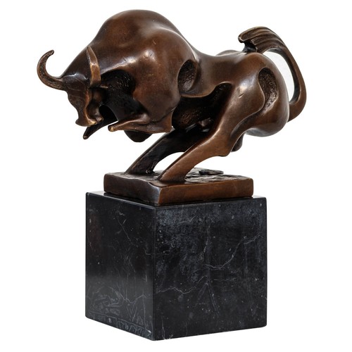 Bronzeskulptur bulle ochse - bulle, kuh