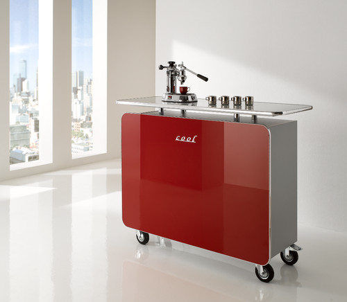 Kaffee theke cool - cool, rot
