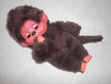 Monchhichi Puppe 18 cm mit Schlafaugen - Monchichi Vintage