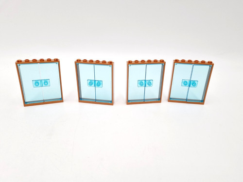 Lego türen 1x6x6 tür - 4, stk