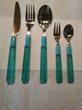 Besteck-Set JungeWelle 5tlg. Griffe grün von TUPPERWARE