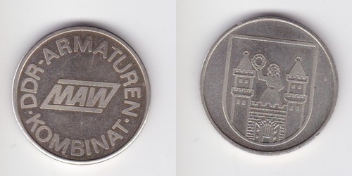 Ddr medaille amaturen kombinat - amaturen,