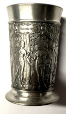 zinnbecher ca 6 cm hoch mit