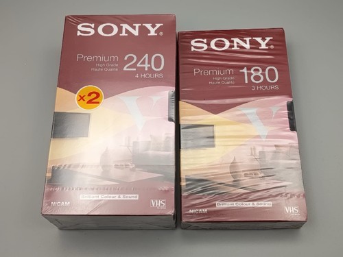 Vhs videocassetten sony - 3x, v
