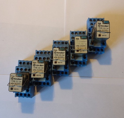 Finder koppelrelais 24v - koppelrelais, 55.34