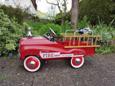 Wunderschönes altes Feuerwehr Tretauto aus Blech