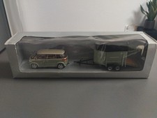 Schuco VW Microbus Mit Pferdeanhänger 1:43 802925000