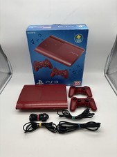 Sony PlayStation 3 Super Slim mit 2 Controller - PS3 Konsole ROT - 500GB - OVP
