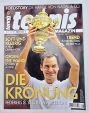 Tennis Magazin Heft Zeitschrift August 8 2017 - Federer 8. Wimbledon Sieg