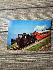 Vintage Swiss Train Postcard